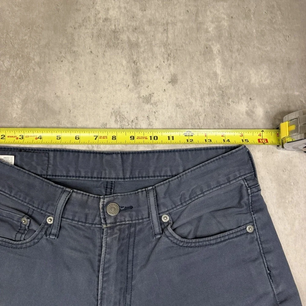 Levi's 514 Straight Jeans Men's 30x30 Blue Stretch Denim Pants Chinos Straight